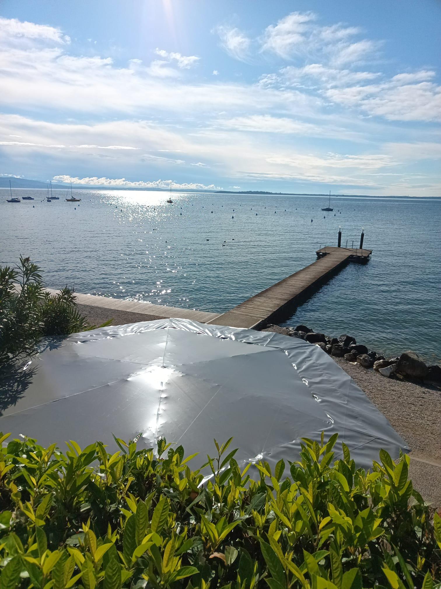 installazione teli ombreggianti Lago di Garda
