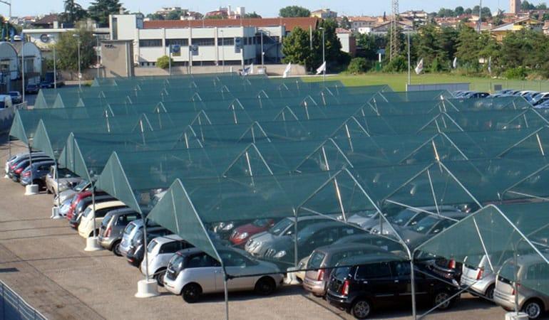 Coperture solari in PVC per auto
