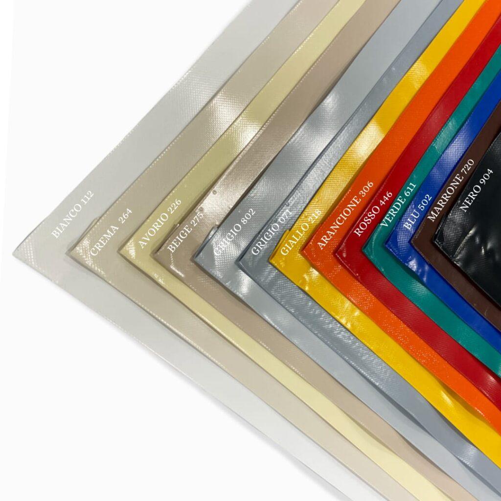 tipologia colori per tessuti e teli