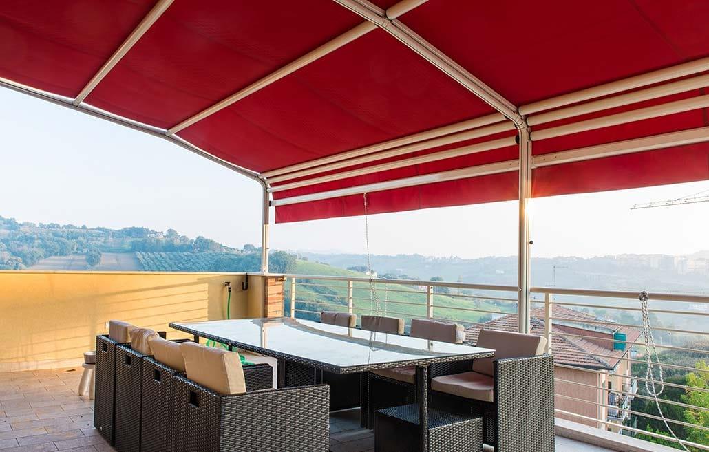 pergotende da balcone