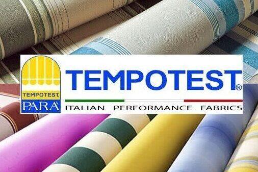 Cambio telo tende da sole con materiale tempotest