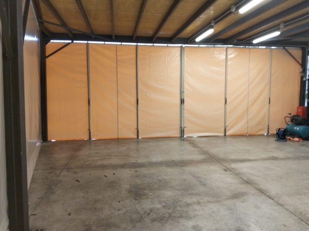 copertura invernale in telo pvc per abitazione