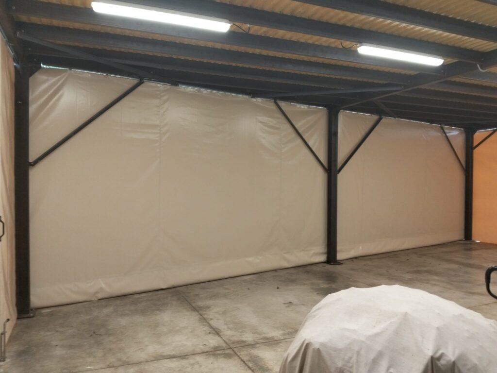 chiusure verticali in telo pvc