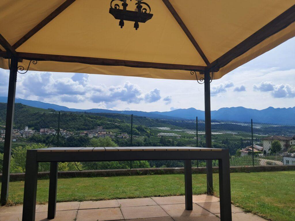 gazebo con telo in pvc