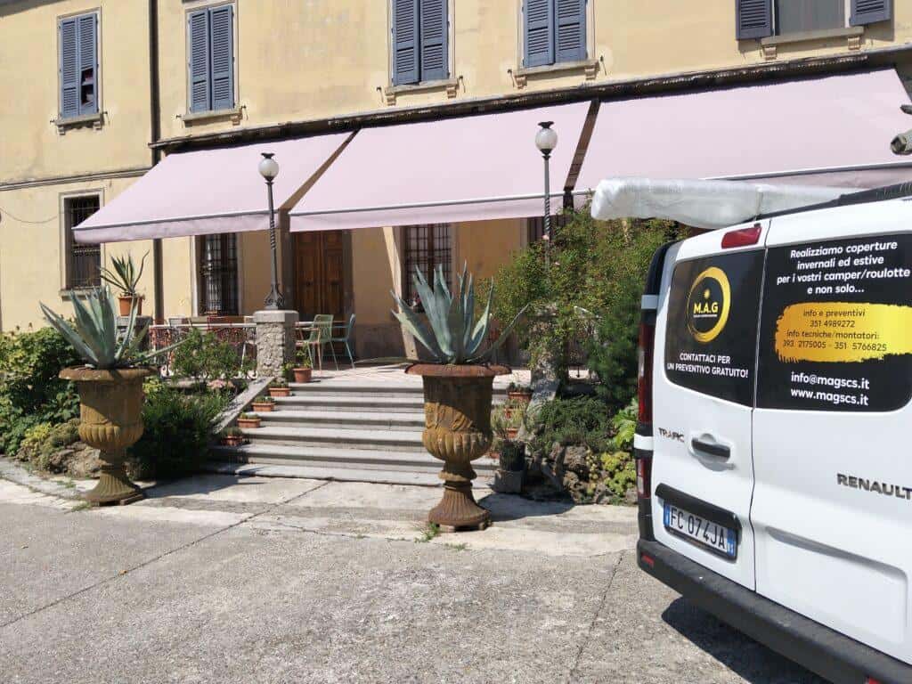 interventi rapidi sostituzione telo e installazione tende da sole a bracci