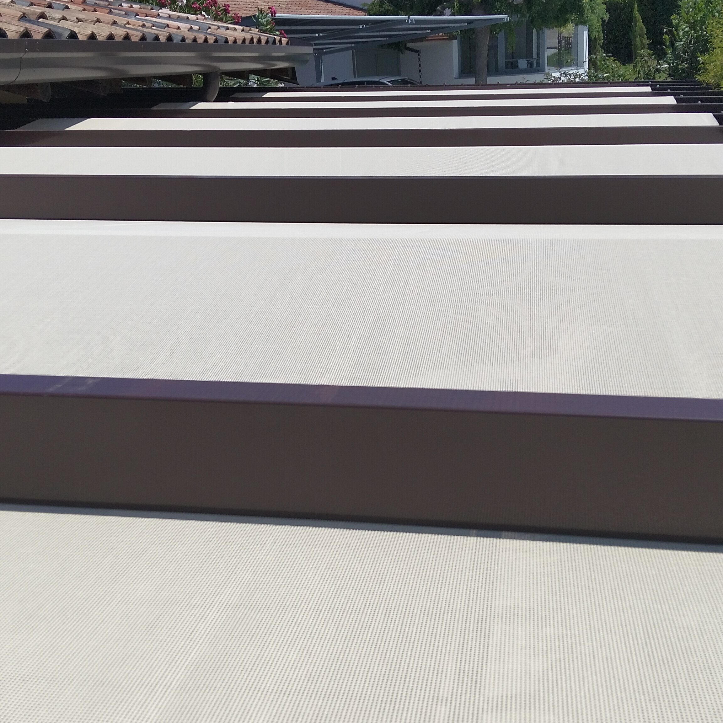 sostituzione telo in pvc di copertura